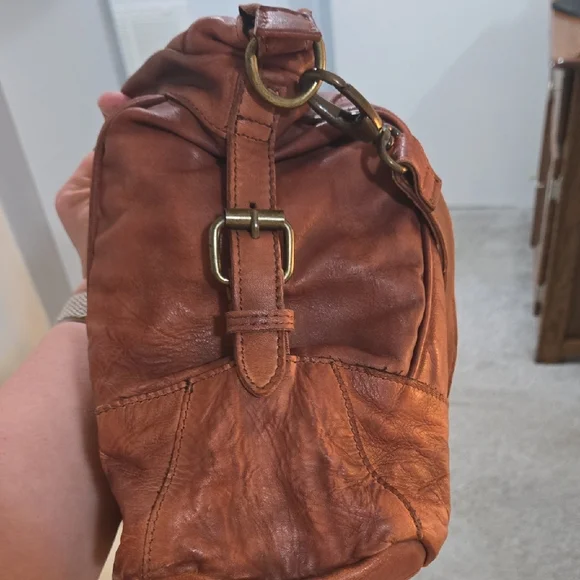 Idyllwind Braided Front Leather Shoulder Bag - Brown - Picture 3 of 13